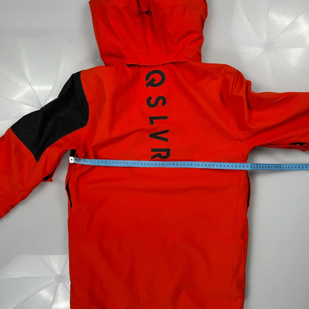 Quiksilver Ski Jacket - Small Red Polyester - Image 3