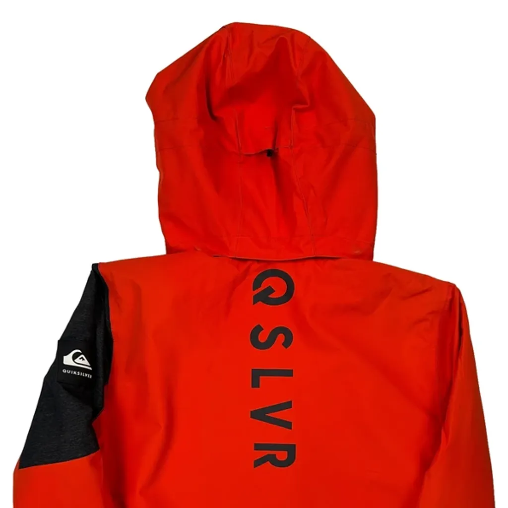 Quiksilver Ski Jacket - Small Red Polyester - Image 8