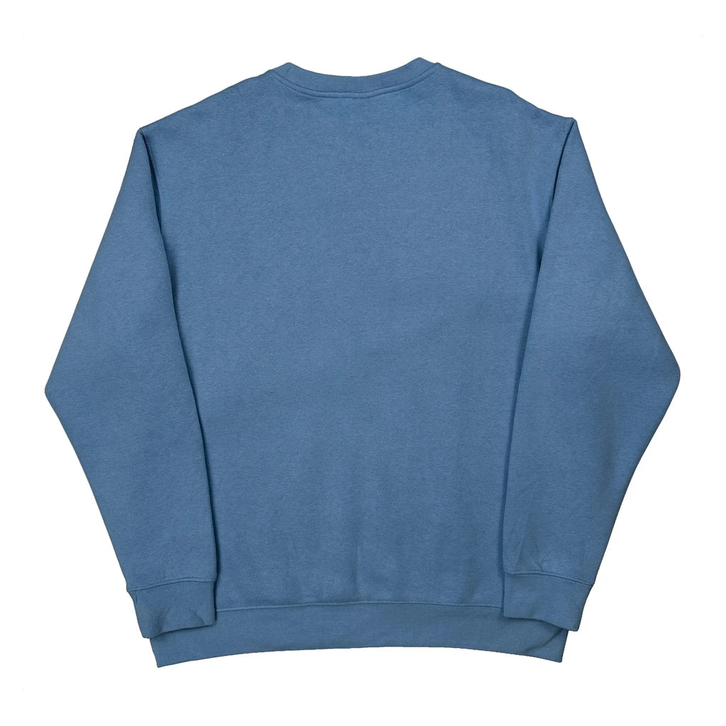 Quiksilver Sweatshirt - Large Blue Cotton - Image 2