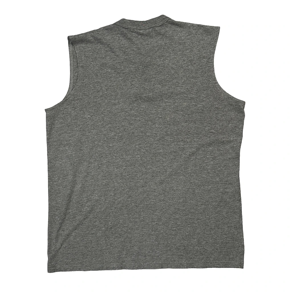 Racers Logo Majestic Vest - Large Grey Cotton - Image 2
