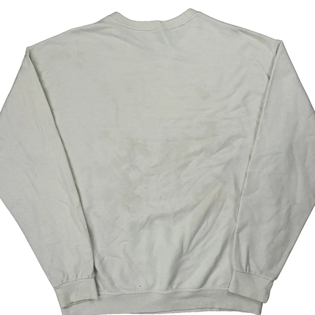 Racing Car Graphic Nascar Sweatshirt - XL White Cotton Blend - Image 6