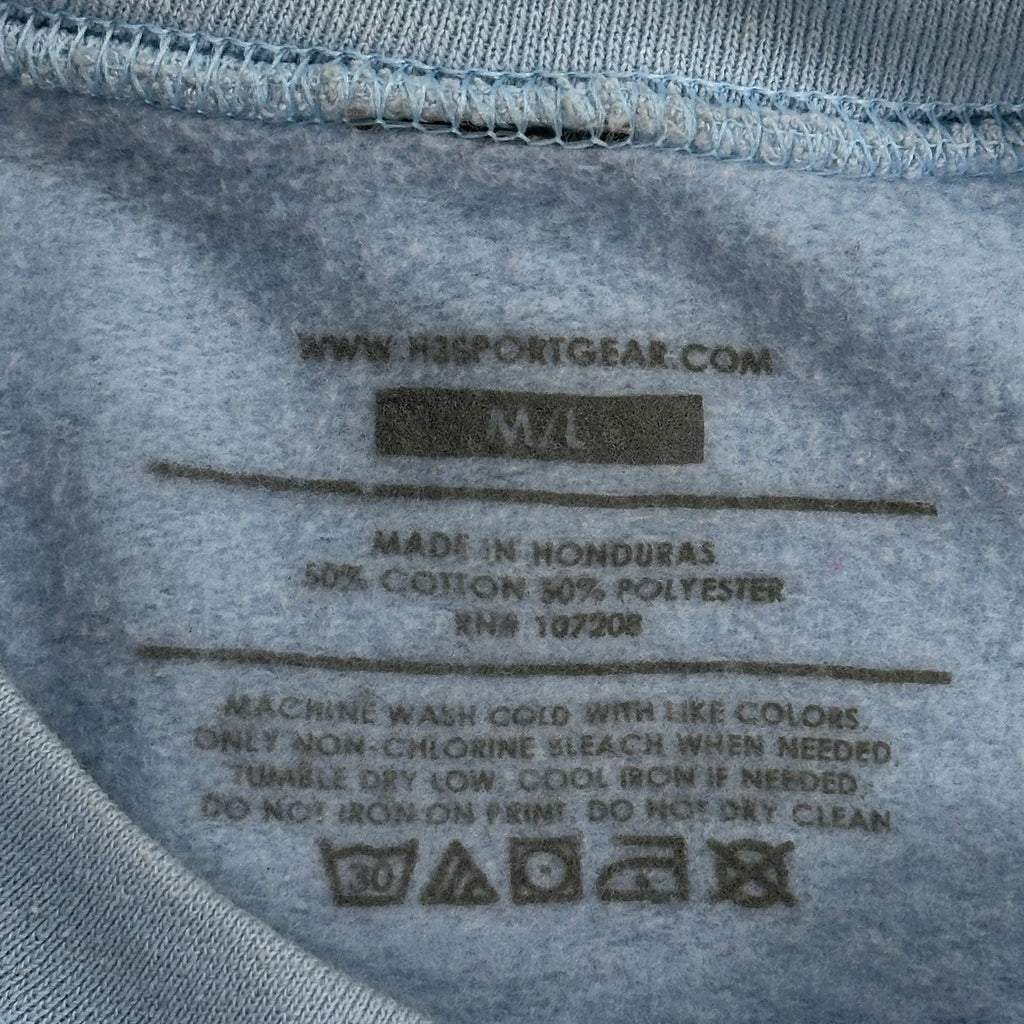 Racing Champ Unbranded Graphic Sweatshirt - Medium Blue Cotton Blend - Image 3