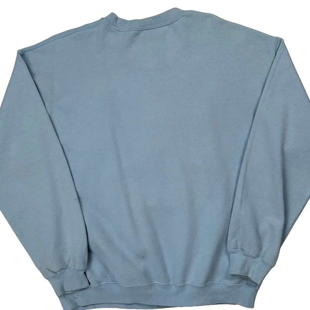 Racing Champ Unbranded Graphic Sweatshirt - Medium Blue Cotton Blend - Image 6