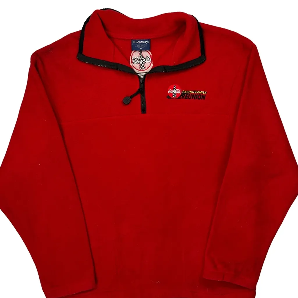 Racing Family Reunion Holloway Nascar 1/4 Zip - Medium Red Polyester - Image 4