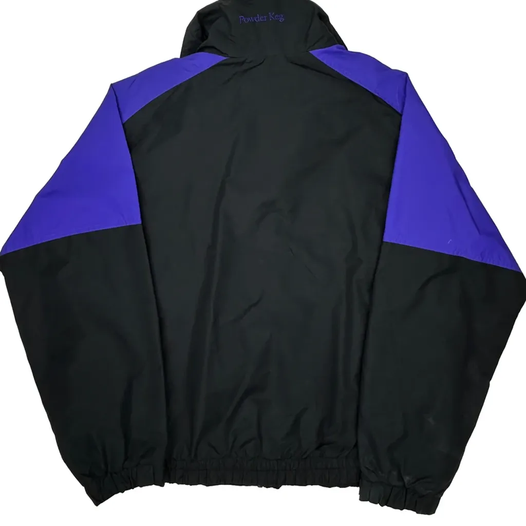 Radial Sleeve Columbia Ski Jacket - Large Black Nylon - Image 6