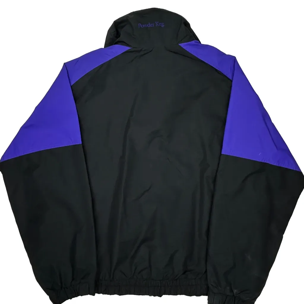 Radial Sleeve Columbia Ski Jacket - Large Black Nylon - Image 7