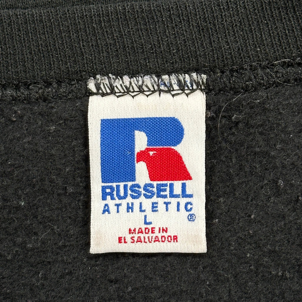 Rahway Track Russell Athletic College Sweatshirt - Large Black Cotton - Image 3
