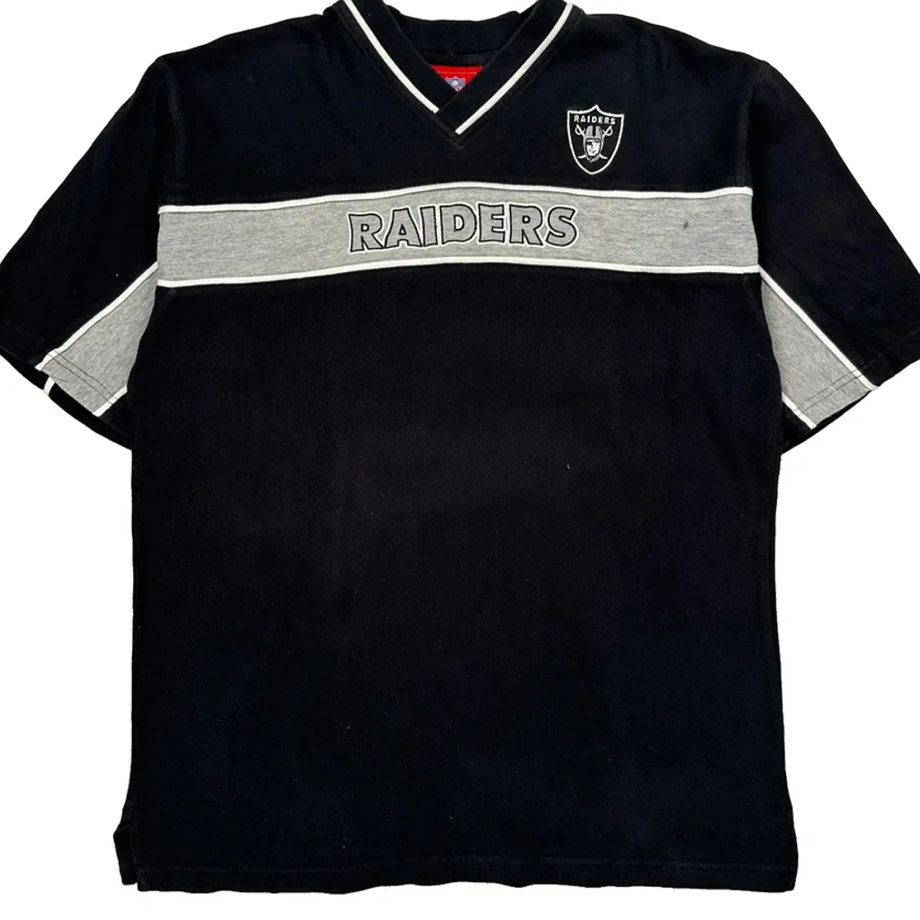Raiders Nfl Football Jersey - Medium Black Cotton - Image 4