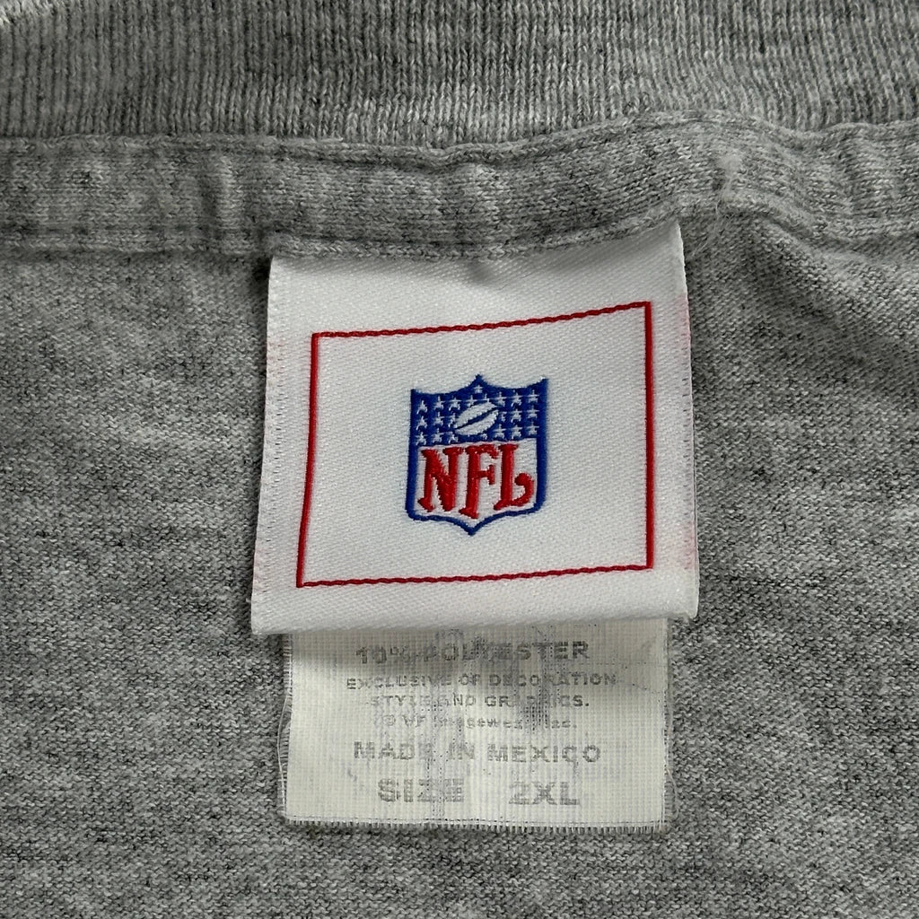 Raiders Nfl T-Shirt - 2XL Grey Polyester - Image 3