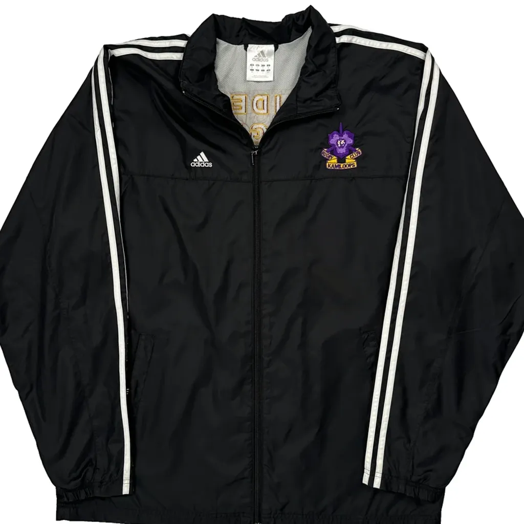 Raiders Rugby Adidas Track Jacket - Large Black Polyester - Image 4