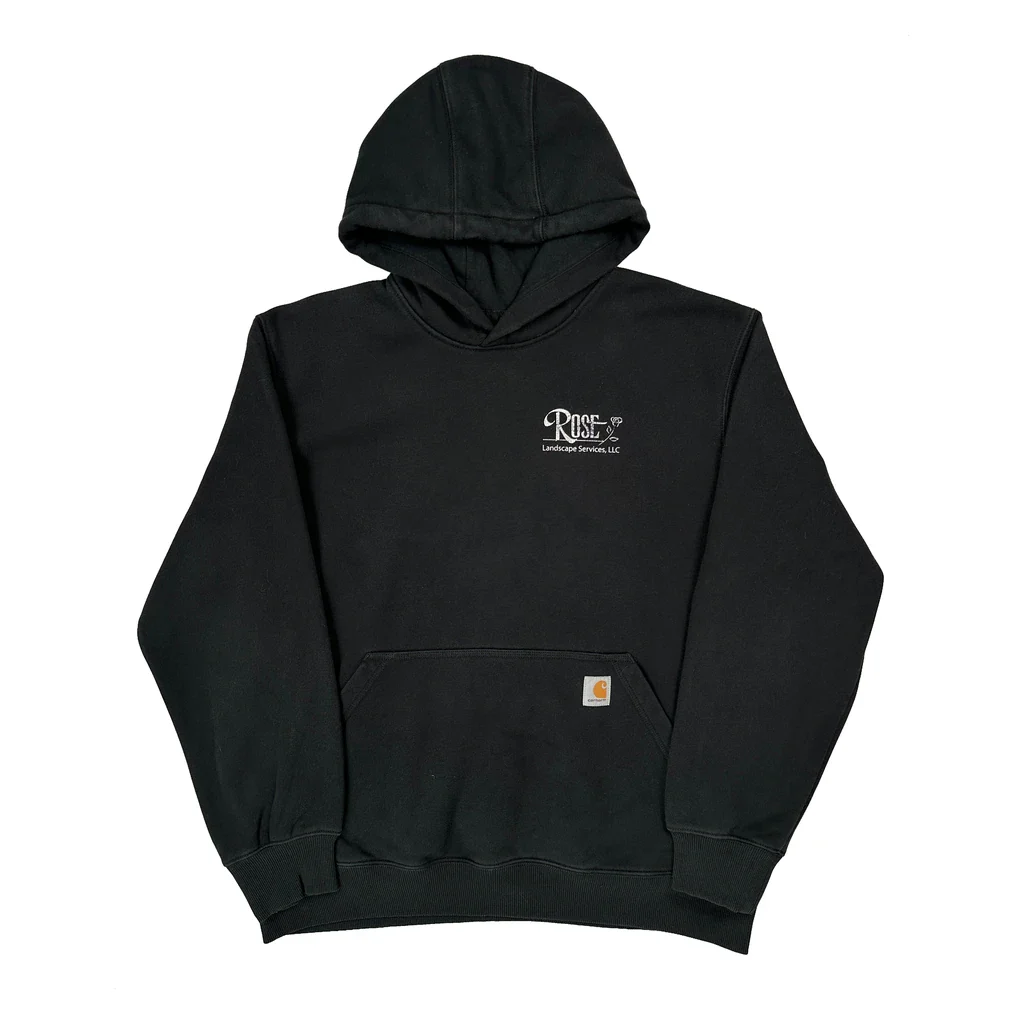 Rain Defender Carhartt Hoodie - Large Black Cotton