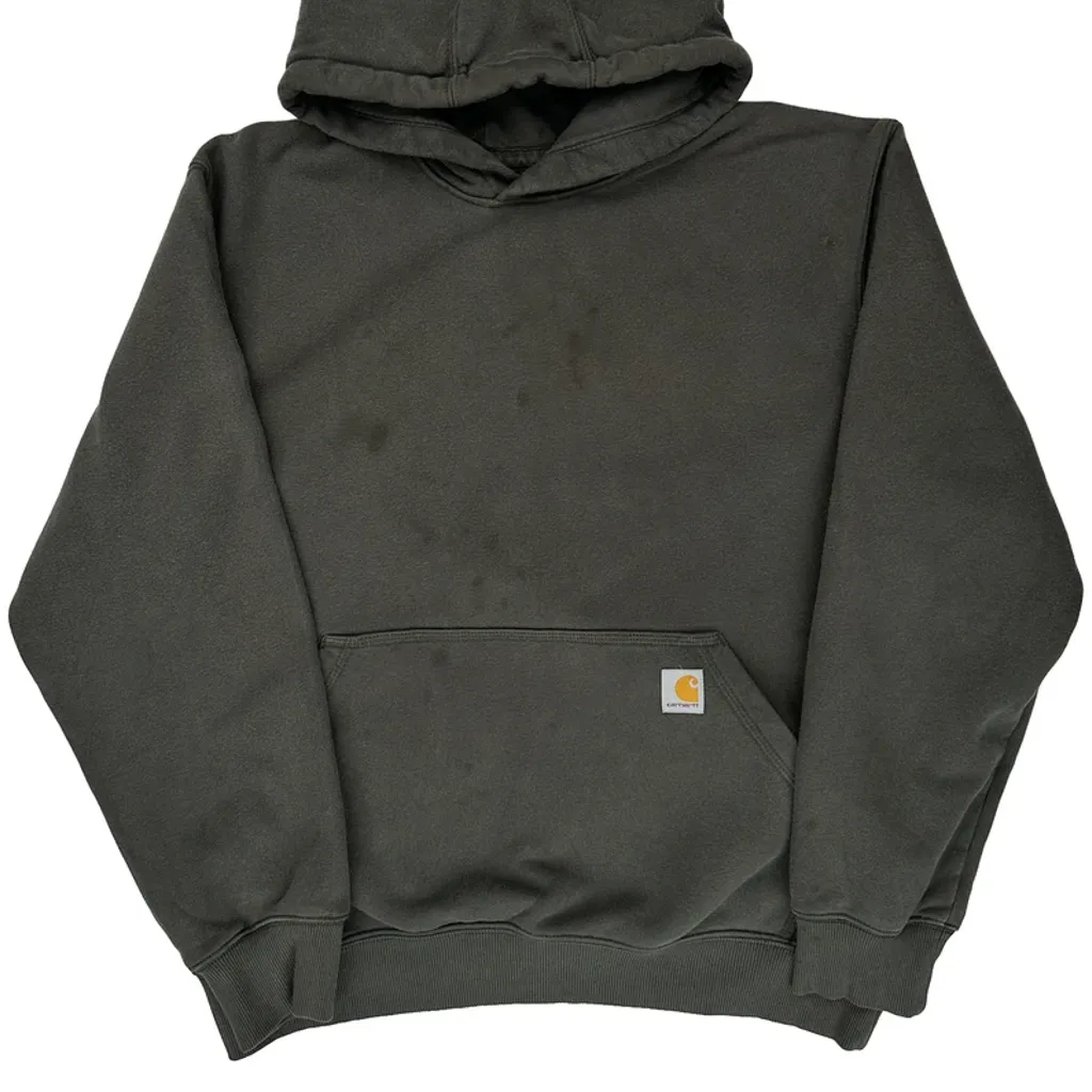 Rain Defender Carhartt Hoodie - Large Gray Cotton - Image 4