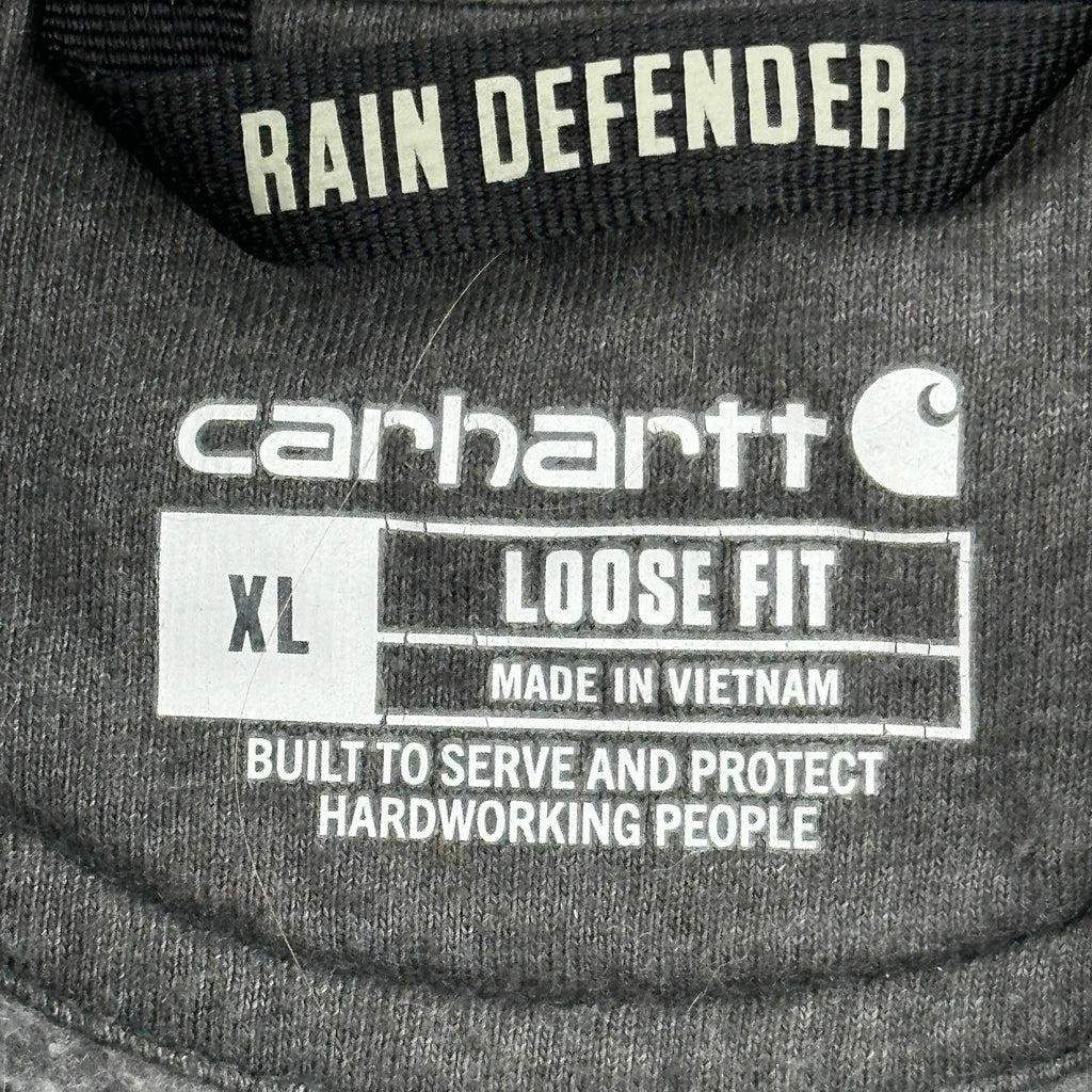 Rain Defender Carhartt Hoodie - XL Gray Cotton Blend - Image 3