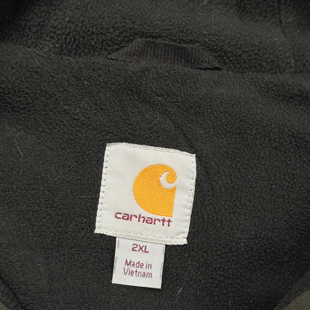 Rain Defender Carhartt Hoodie - 2XL Green Cotton - Image 3