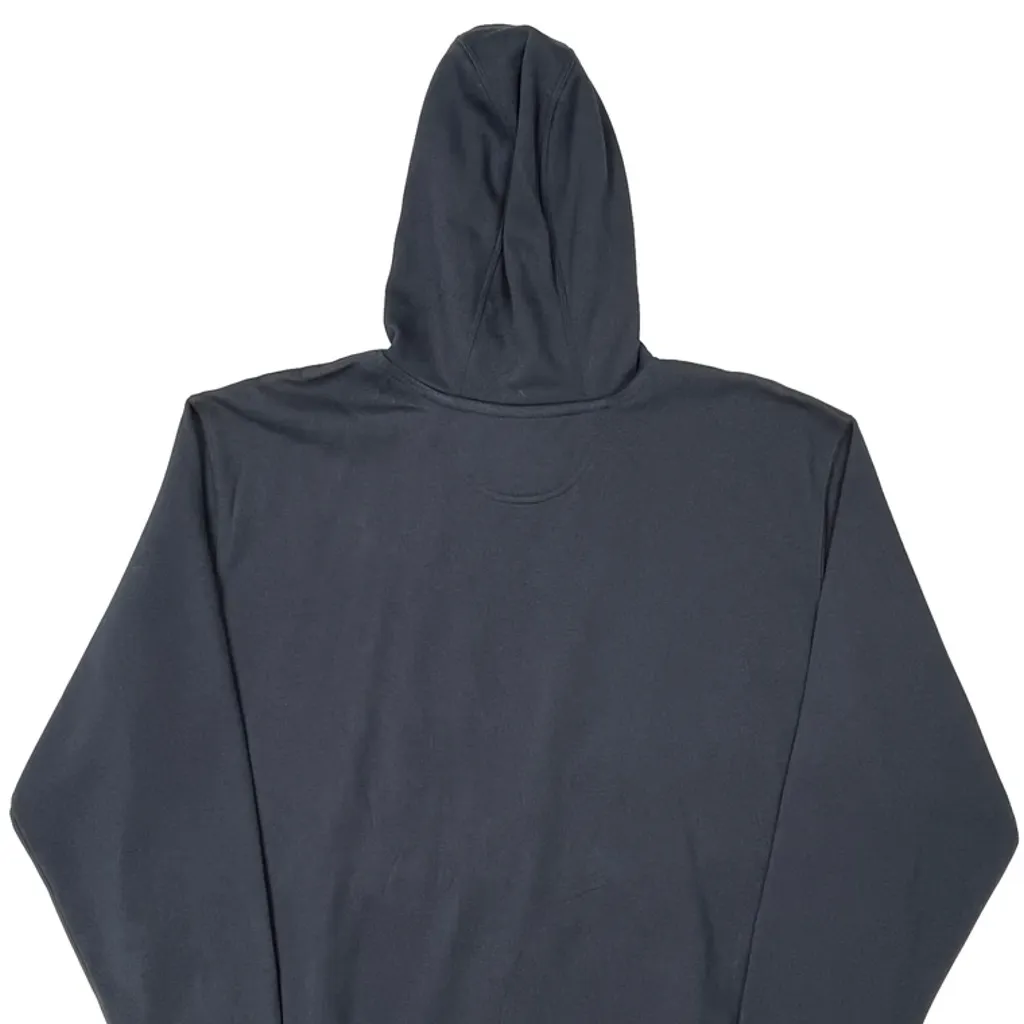 Rain Defender Carhartt Spellout Hoodie - 2XL Navy Cotton - Image 7
