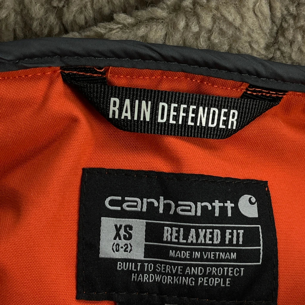 Rain Defender Carhartt Jacket - XS Orange Polyester - Image 3