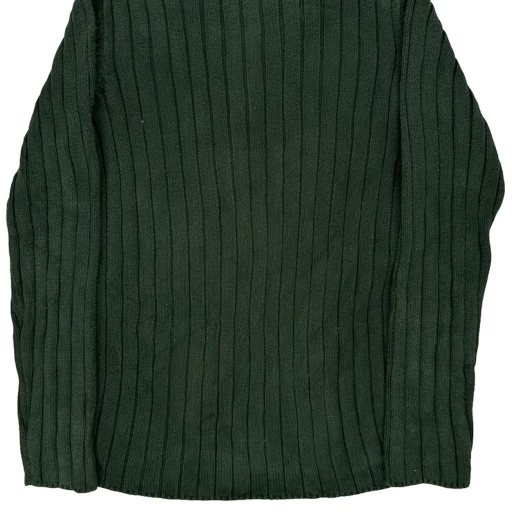 Ralph Lauren 1/4 Zip - Small Green Cotton - Image 6