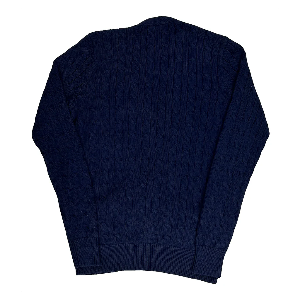 Ralph Lauren Cardigan - Large Blue Cotton - Image 2
