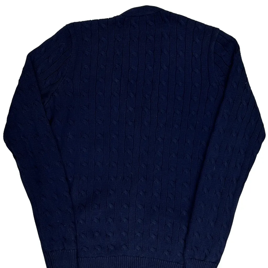 Ralph Lauren Cardigan - Large Blue Cotton - Image 7