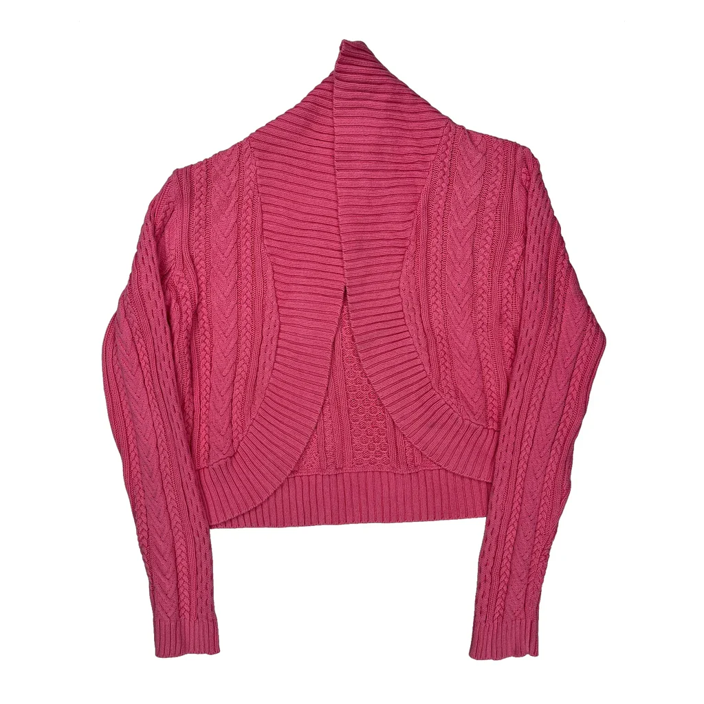Ralph Lauren Cardigan - Large Pink Cotton