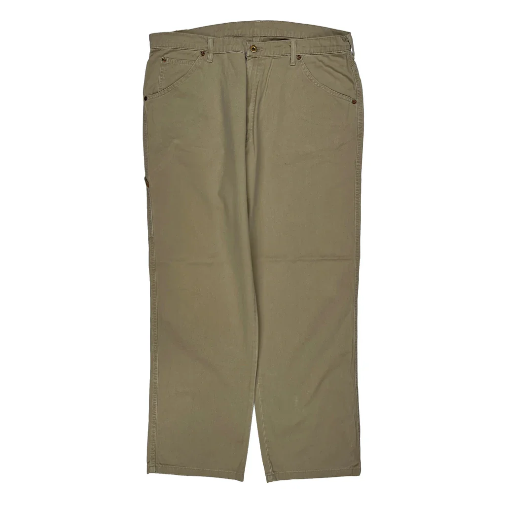 Ralph Lauren Carpenter Trousers - 36W 31L Beige Cotton - Image 2