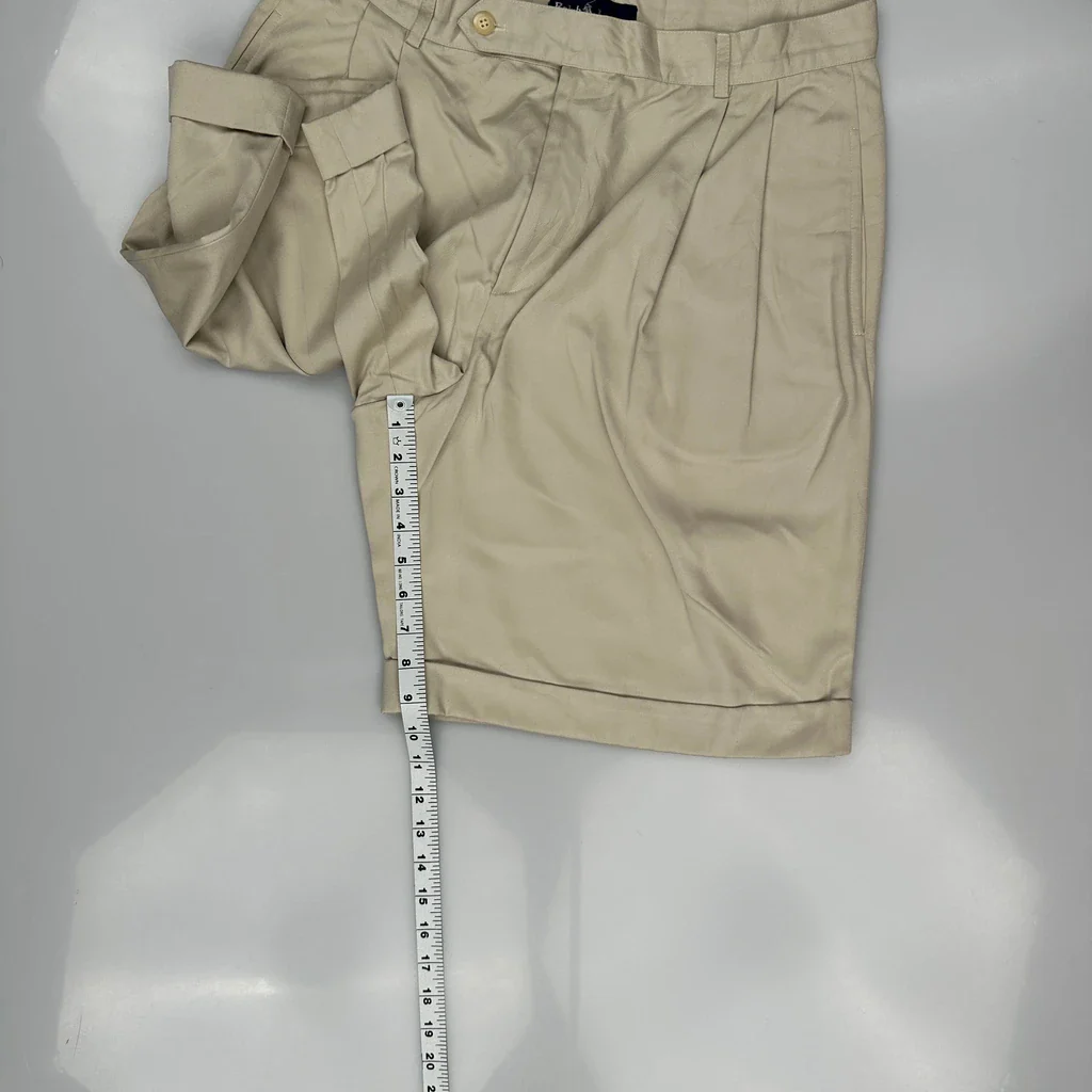 Ralph Lauren Chino Shorts - 32W 6L Beige Cotton - Image 5