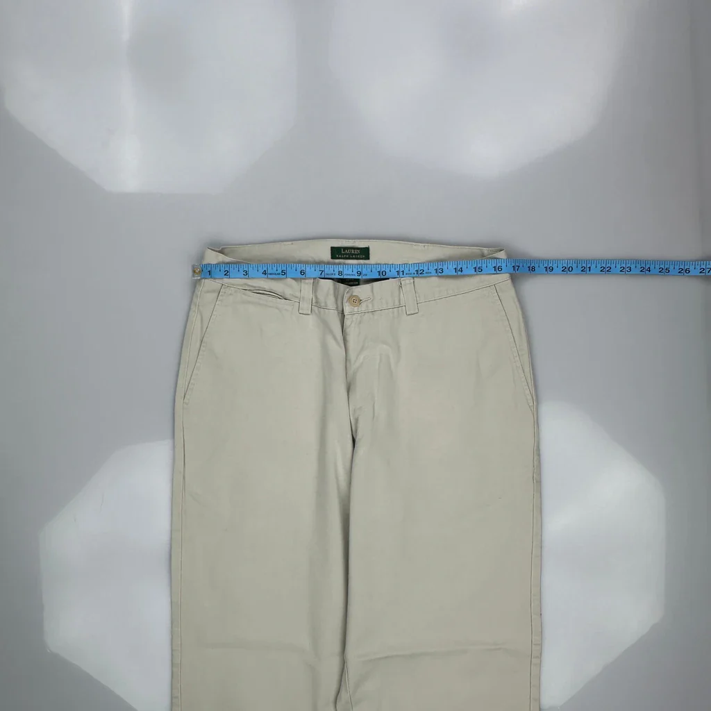 Ralph Lauren Chinos - 33W 31L Beige Cotton - Image 3