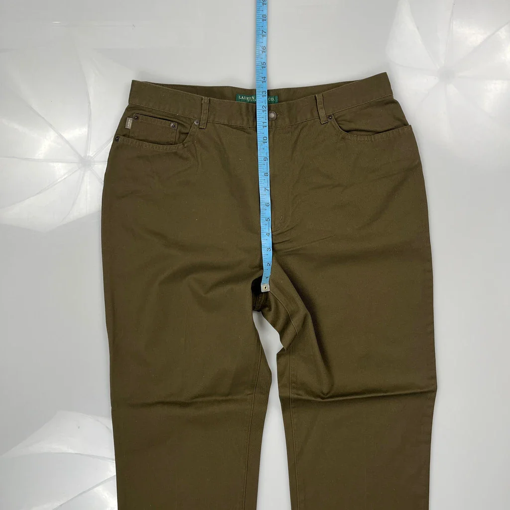 Ralph Lauren Chinos - 34W UK 14 Brown Cotton - Image 4