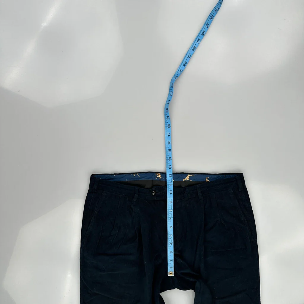 Ralph Lauren Cord Trousers - 38″ Waist Black Cotton - Image 4
