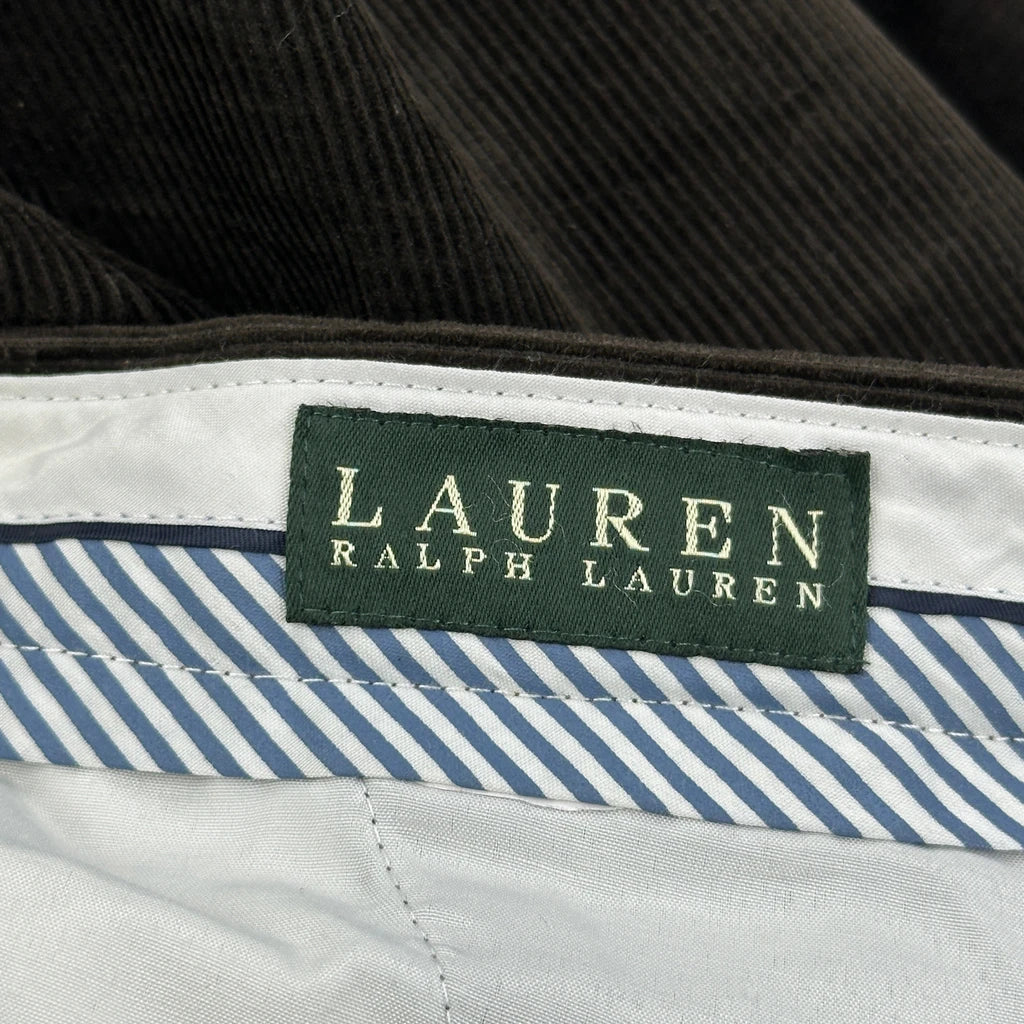 Ralph Lauren Cord Trousers - 34″ Waist Brown Corduroy - Image 6