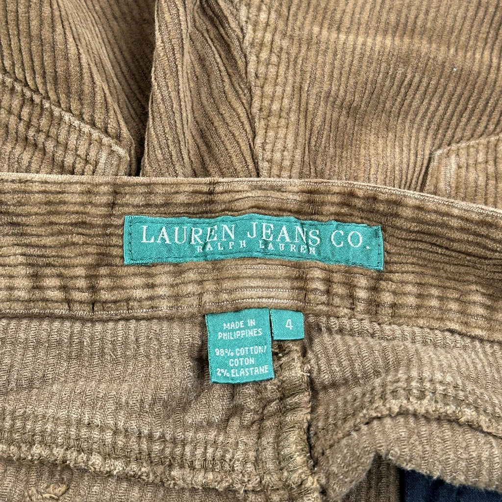 Ralph Lauren Cord Trousers - 24″ Waist Brown Corduroy - Image 6