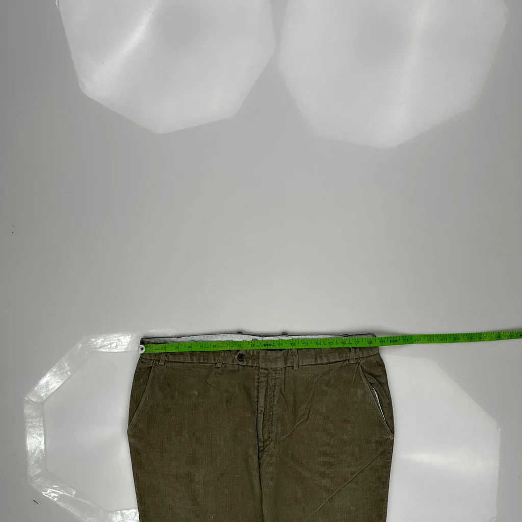 Ralph Lauren Cord Trousers - 36″ Waist Brown Cotton - Image 3