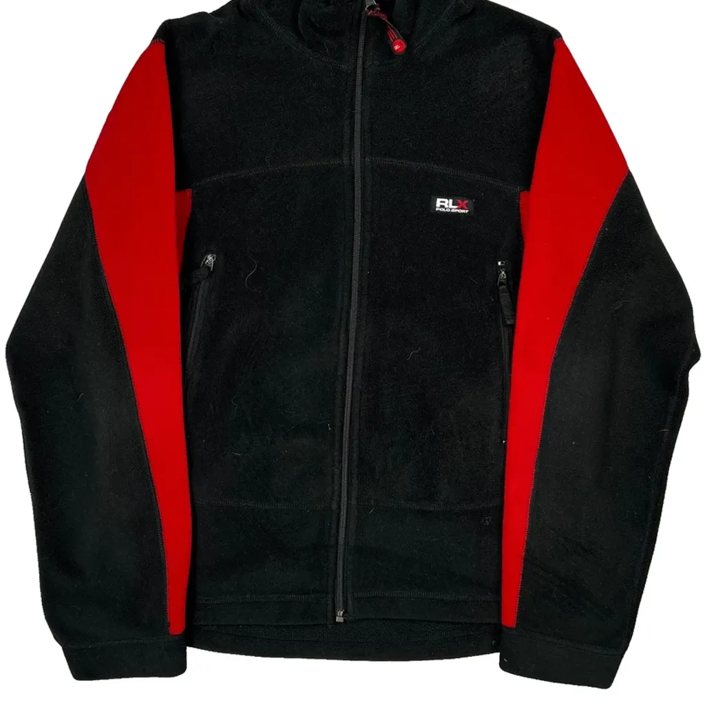 Ralph Lauren Fleece Jacket - Small Black Polyester - Image 5