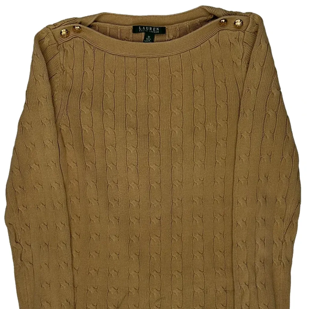 Ralph Lauren Jumper - Medium Beige Cotton - Image 5