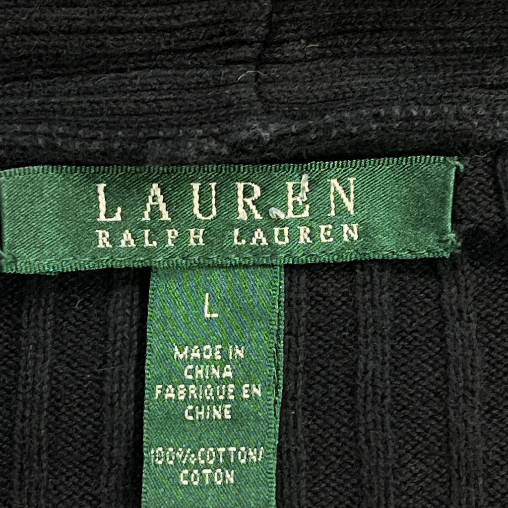 Ralph Lauren Jumper - Large Black Cotton - Image 3