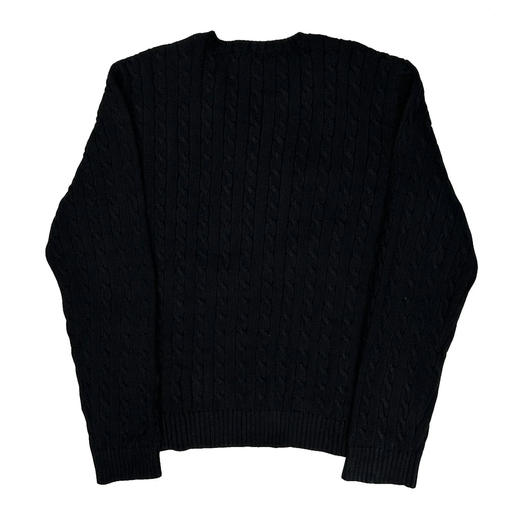 Ralph Lauren Jumper - Medium Black Cotton - Image 2