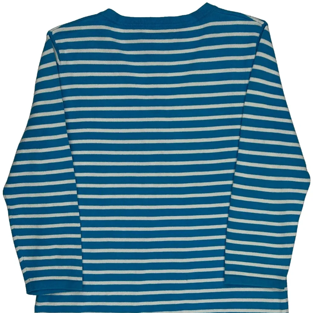 Ralph Lauren Striped Jumper - Medium Blue Cotton - Image 6