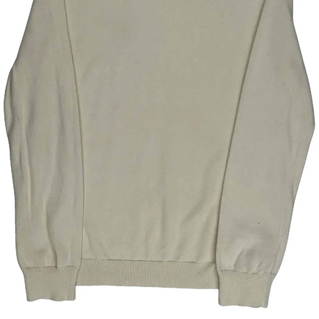 Ralph Lauren Roll Neck Jumper - Medium Cream Cotton - Image 7