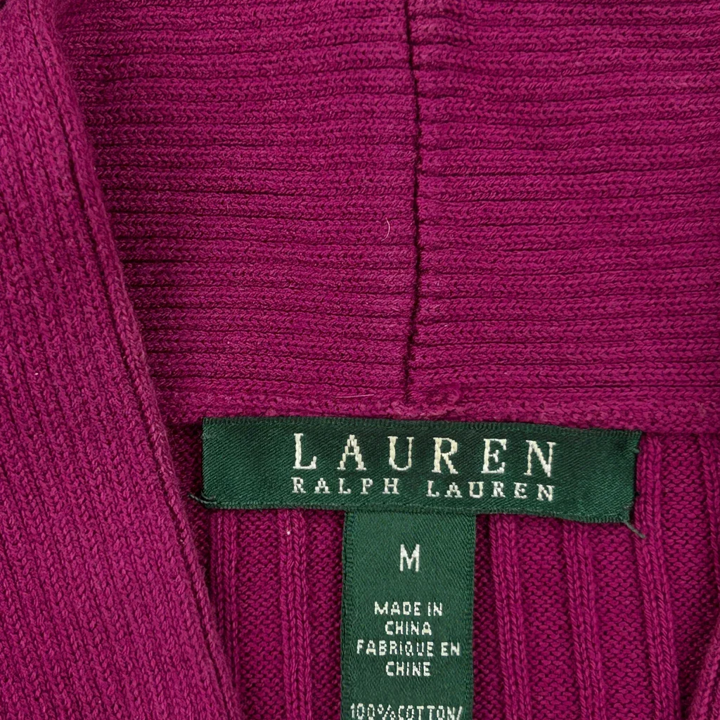 Ralph Lauren Jumper - Medium Purple Cotton - Image 3