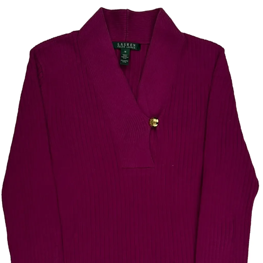 Ralph Lauren Jumper - Medium Purple Cotton - Image 5