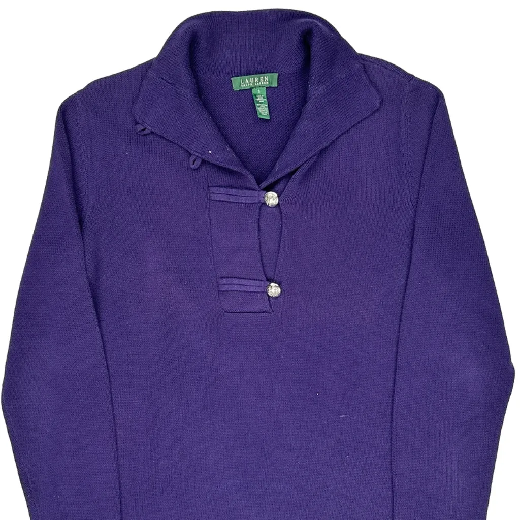 Ralph Lauren Jumper - Small Purple Cotton - Image 4