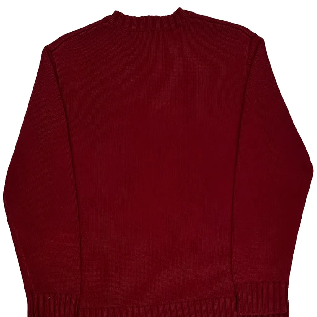 Ralph Lauren Jumper - Large Red Cotton - Image 7