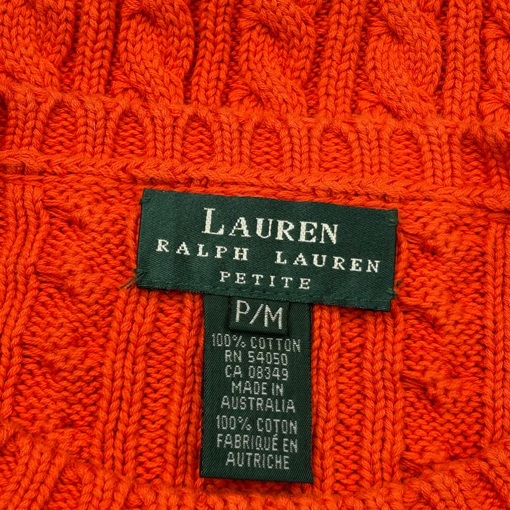 Ralph Lauren Petite Jumper - Medium Red Cotton - Image 3