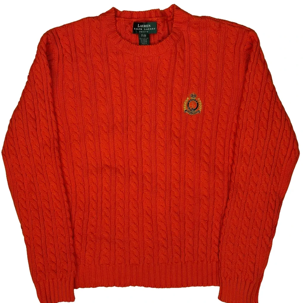 Ralph Lauren Petite Jumper - Medium Red Cotton - Image 5