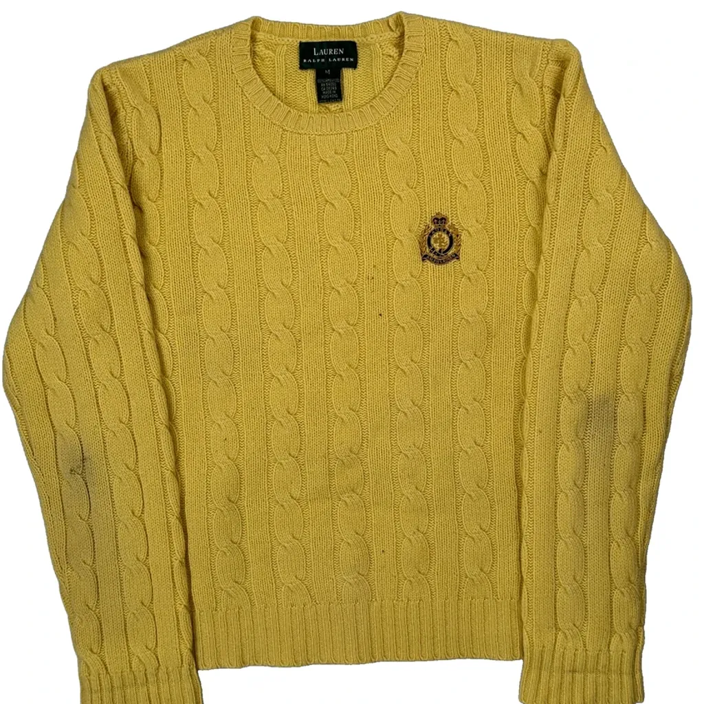 Ralph Lauren Jumper - Medium Yellow Wool - Image 5