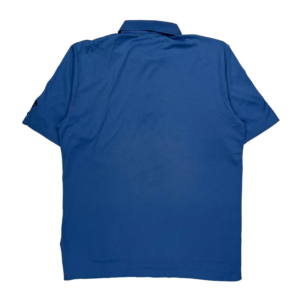 Ralph Lauren Polo Shirt - Medium Blue Cotton - Image 2