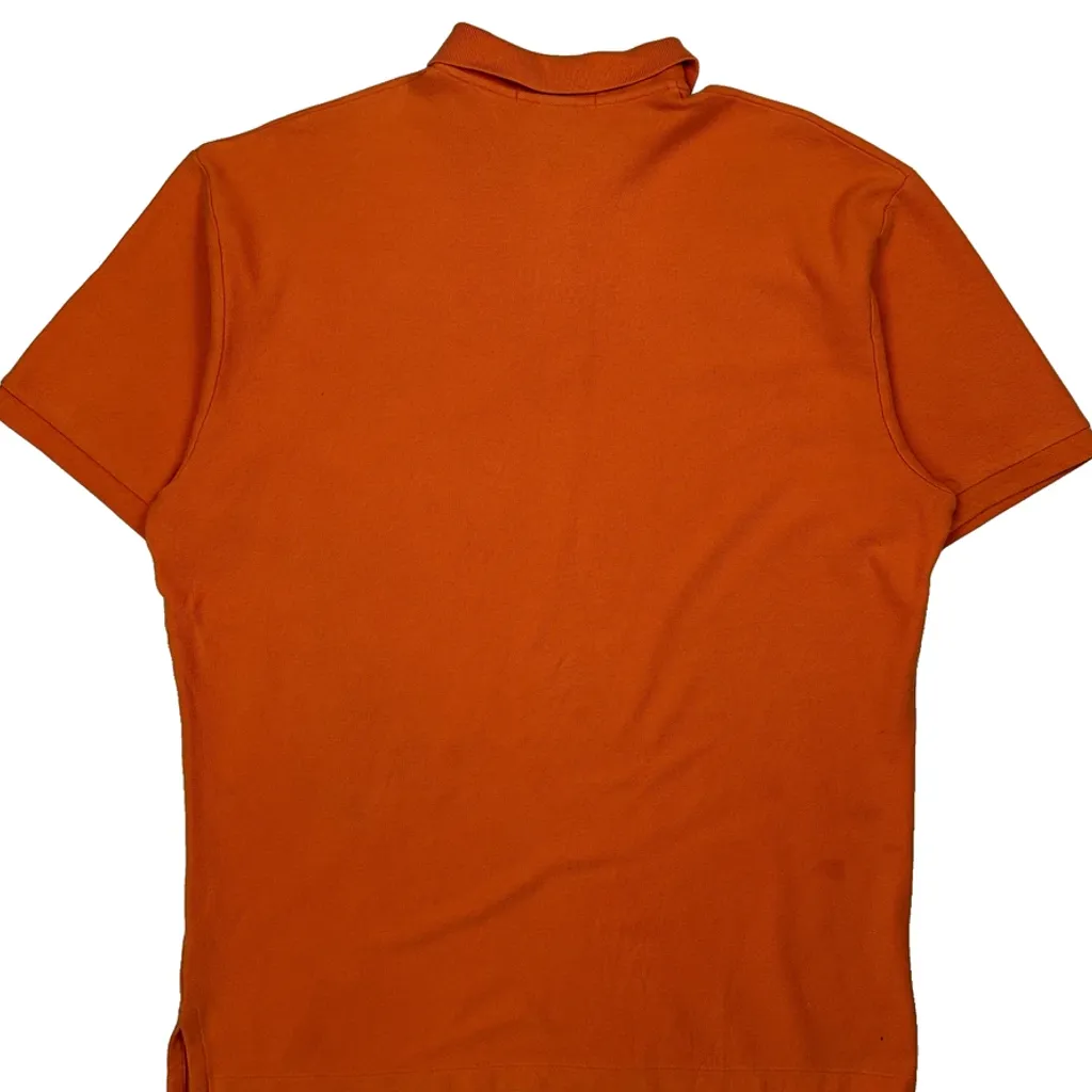 Ralph Lauren Polo Shirt - Large Orange Cotton - Image 6