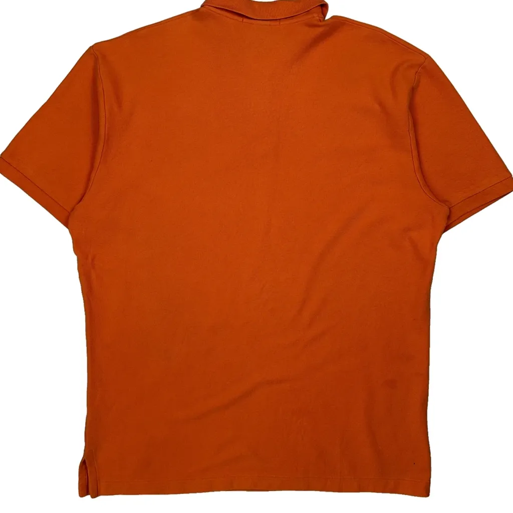 Ralph Lauren Polo Shirt - Large Orange Cotton - Image 7
