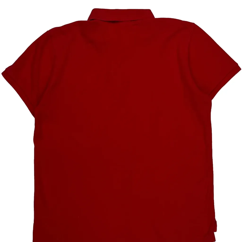 Ralph Lauren Polo Shirt - Large Red Cotton - Image 6
