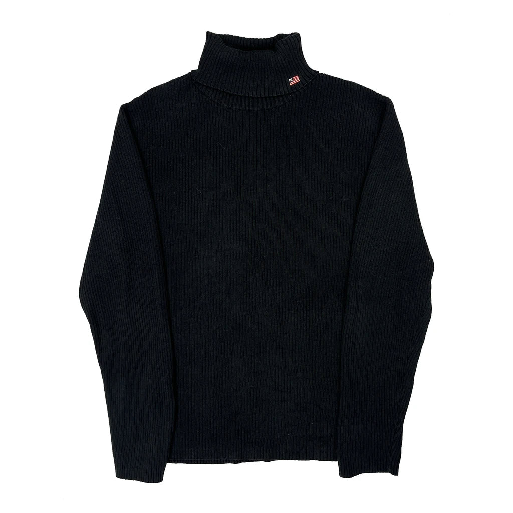 Ralph Lauren Rollneck - XL Black Cotton
